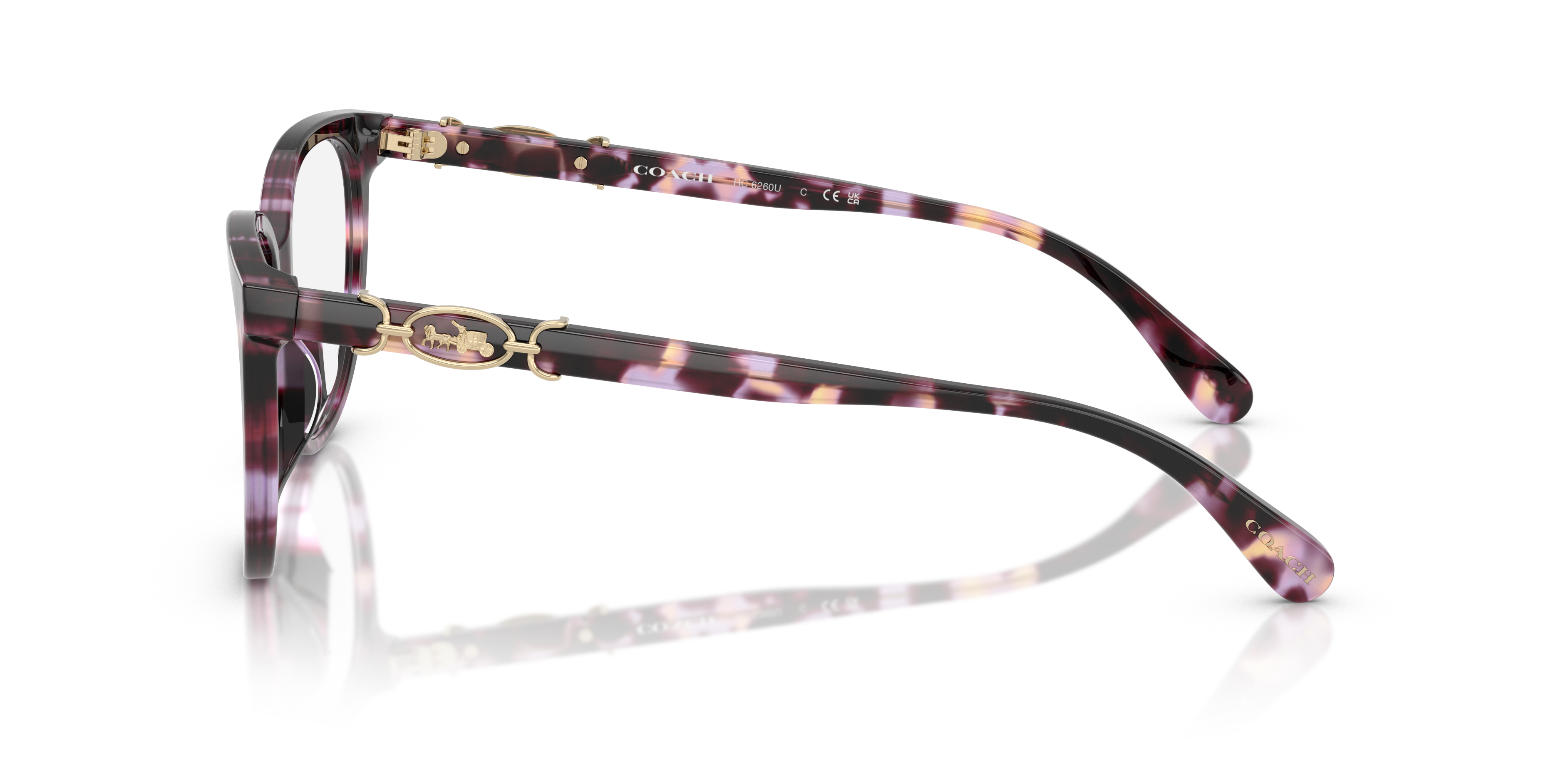 Coach HC6260U Square Eyeglasses - Black
