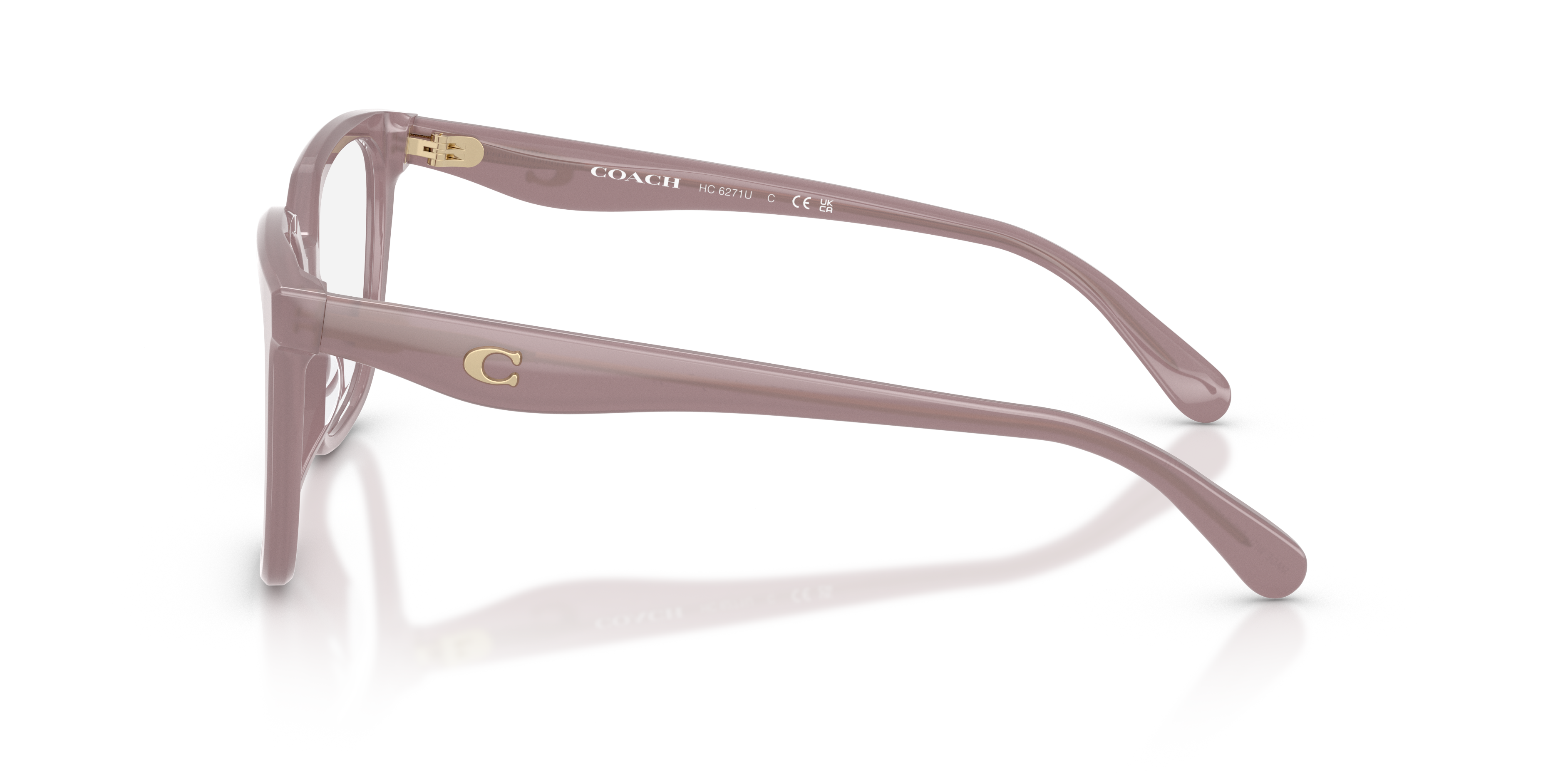Coach HC6271U Square Eyeglasses - Milky Dove