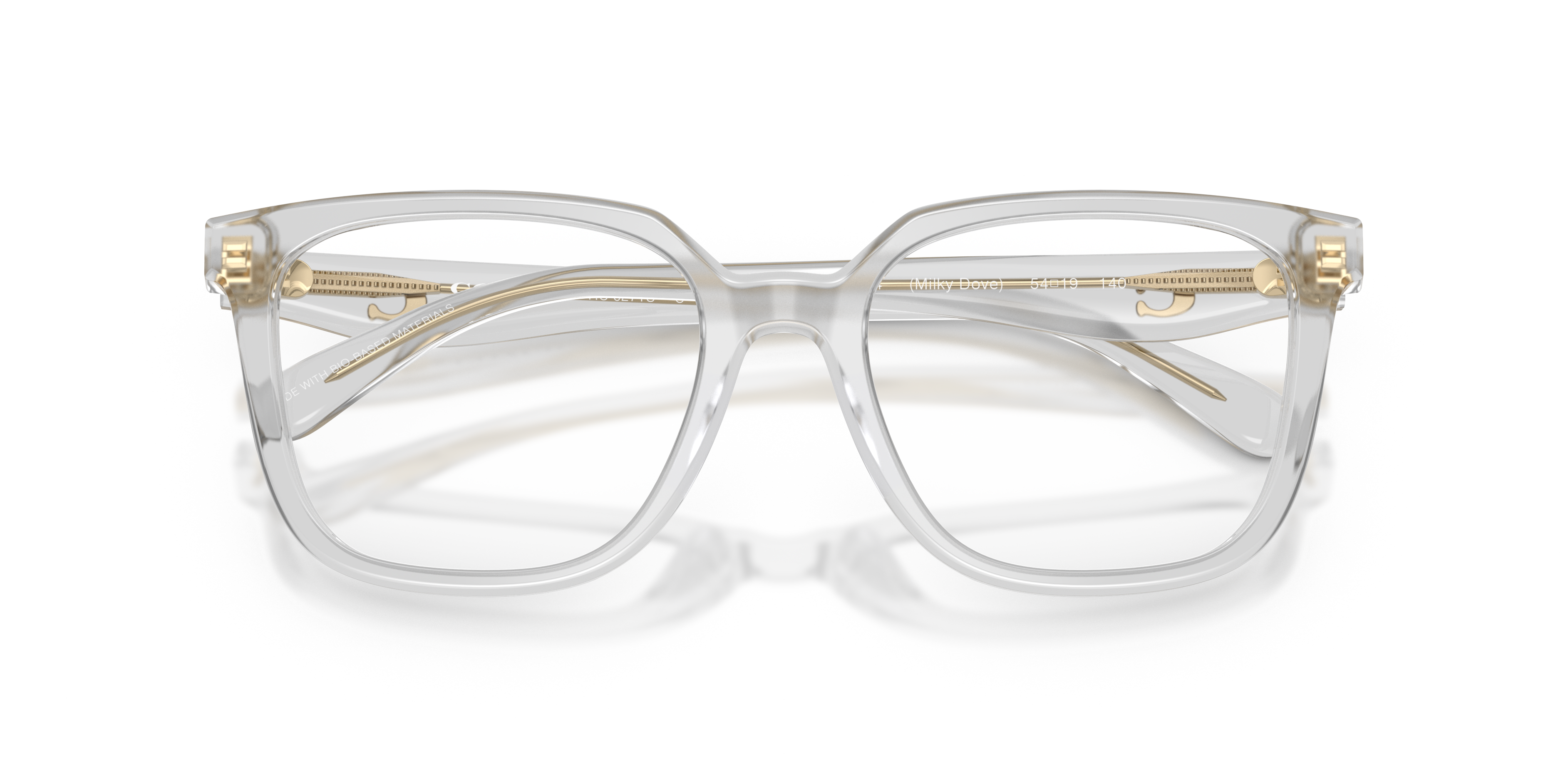 Coach HC6271U Square Eyeglasses - Milky Dove