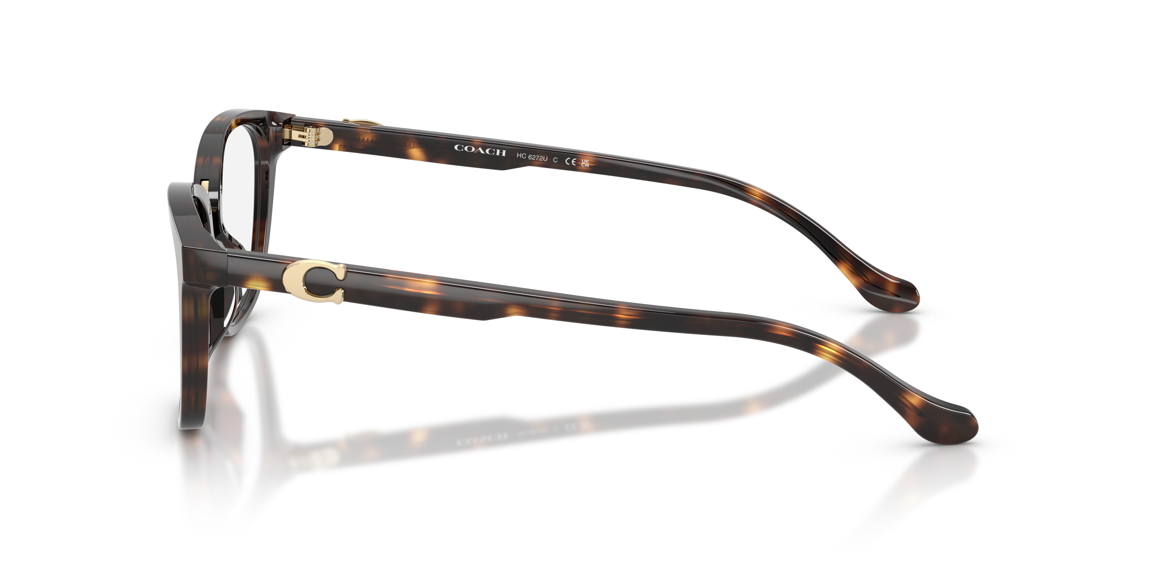 Coach HC6272U Square Eyeglasses - Dark Tortoise