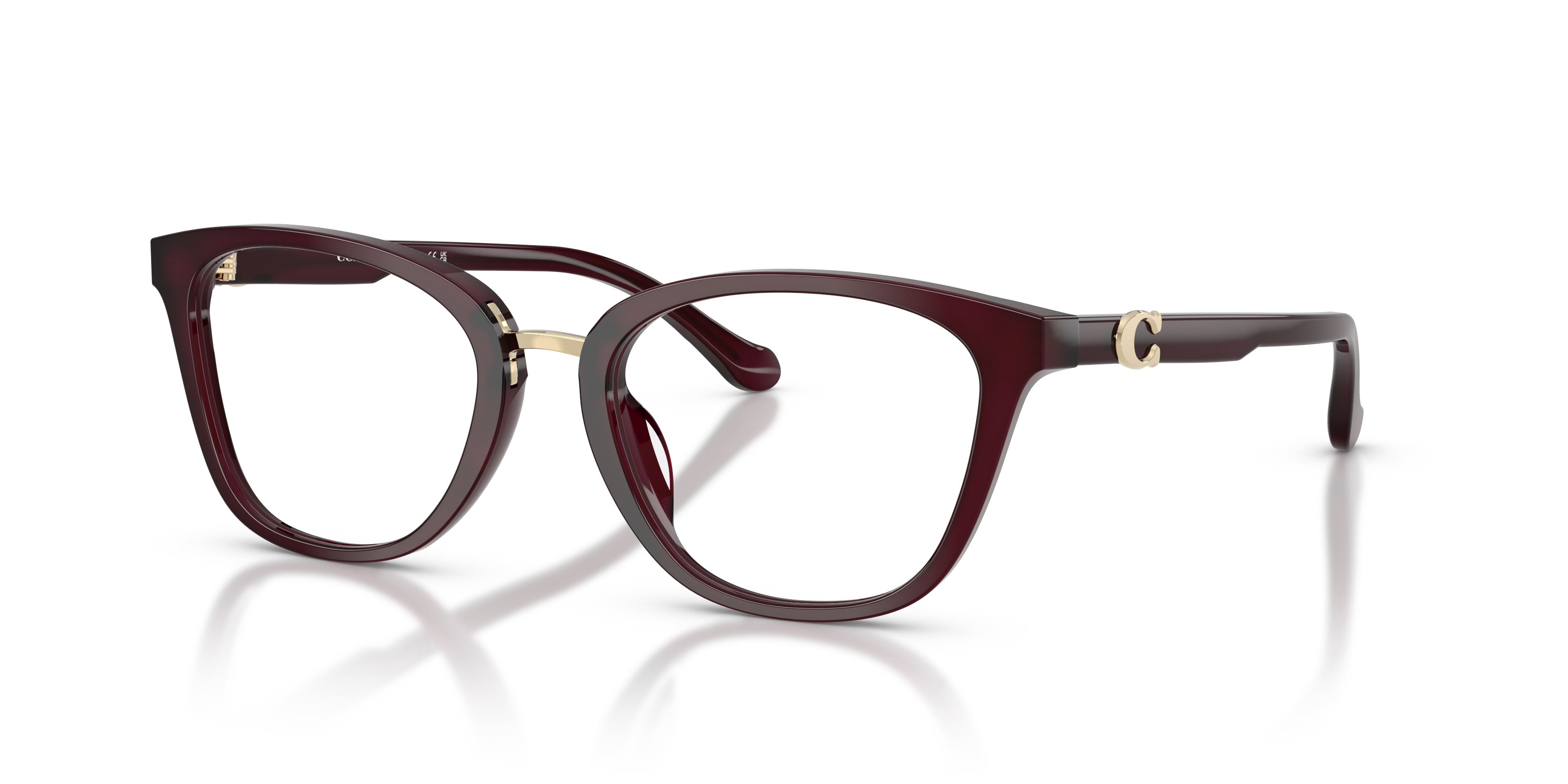 Coach HC6272U Square Eyeglasses - Milky Merlot