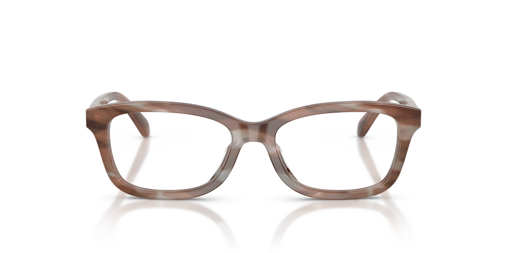 Coach HC6275U Rectangle Eyeglasses - Striated Redwood Maple