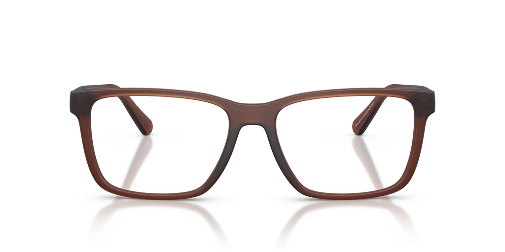 Coach HC6278U Rectangle Eyeglasses - Matte Transparent Brown