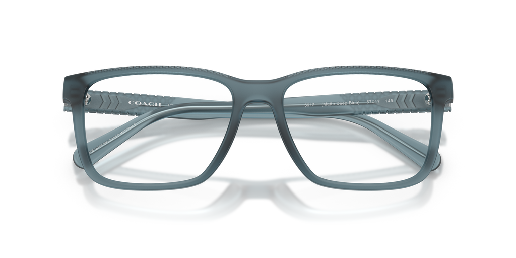 Coach HC6278U Rectangle Eyeglasses - Matte Transparent Brown