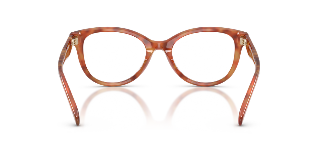 Coach HC6284U Round Eyeglasses - Caramel Tortoise