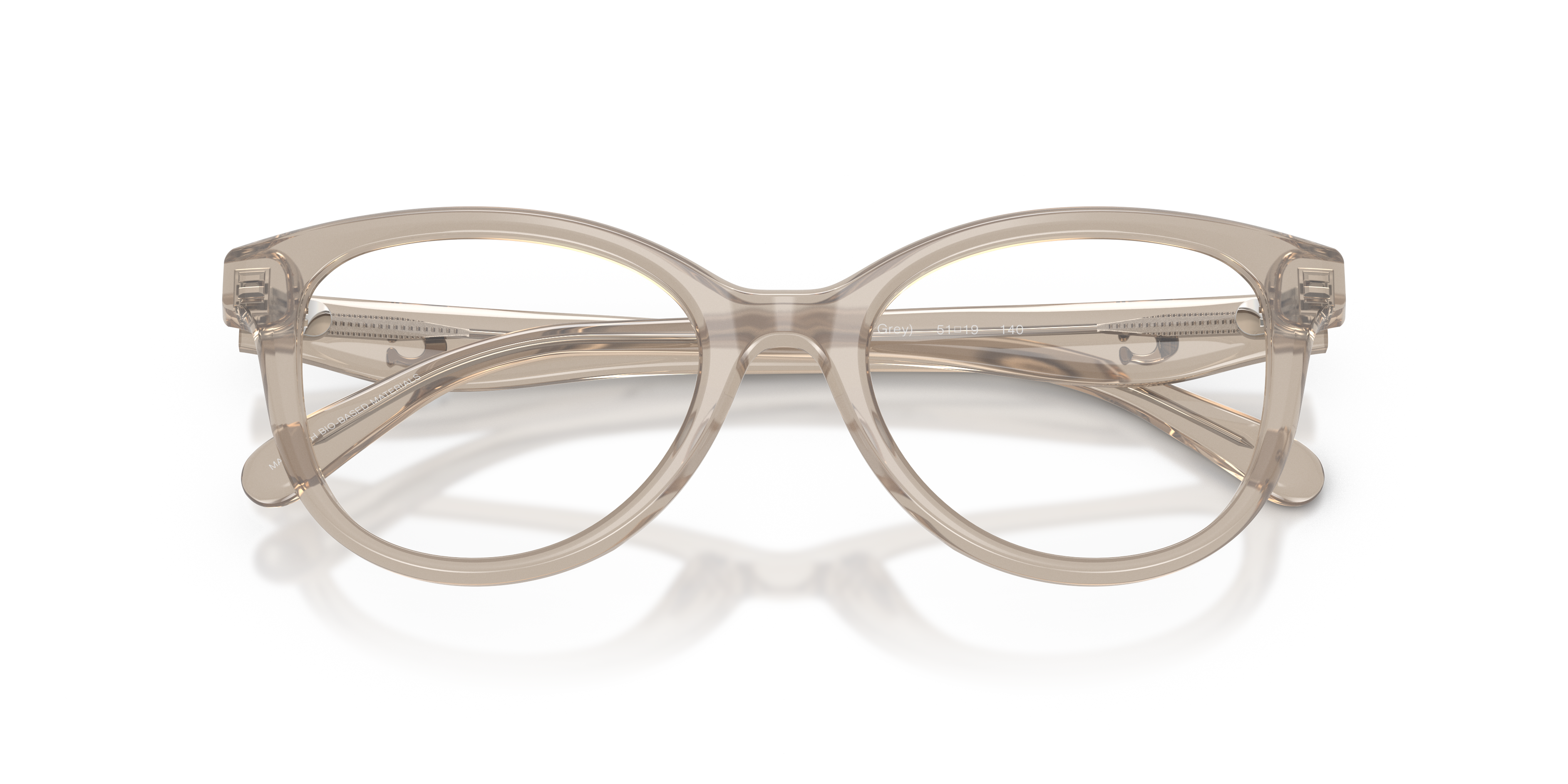 Coach HC6284U Round Eyeglasses - Milky Grey