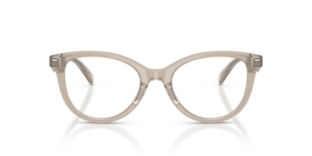 Coach HC6284U Round Eyeglasses - Caramel Tortoise