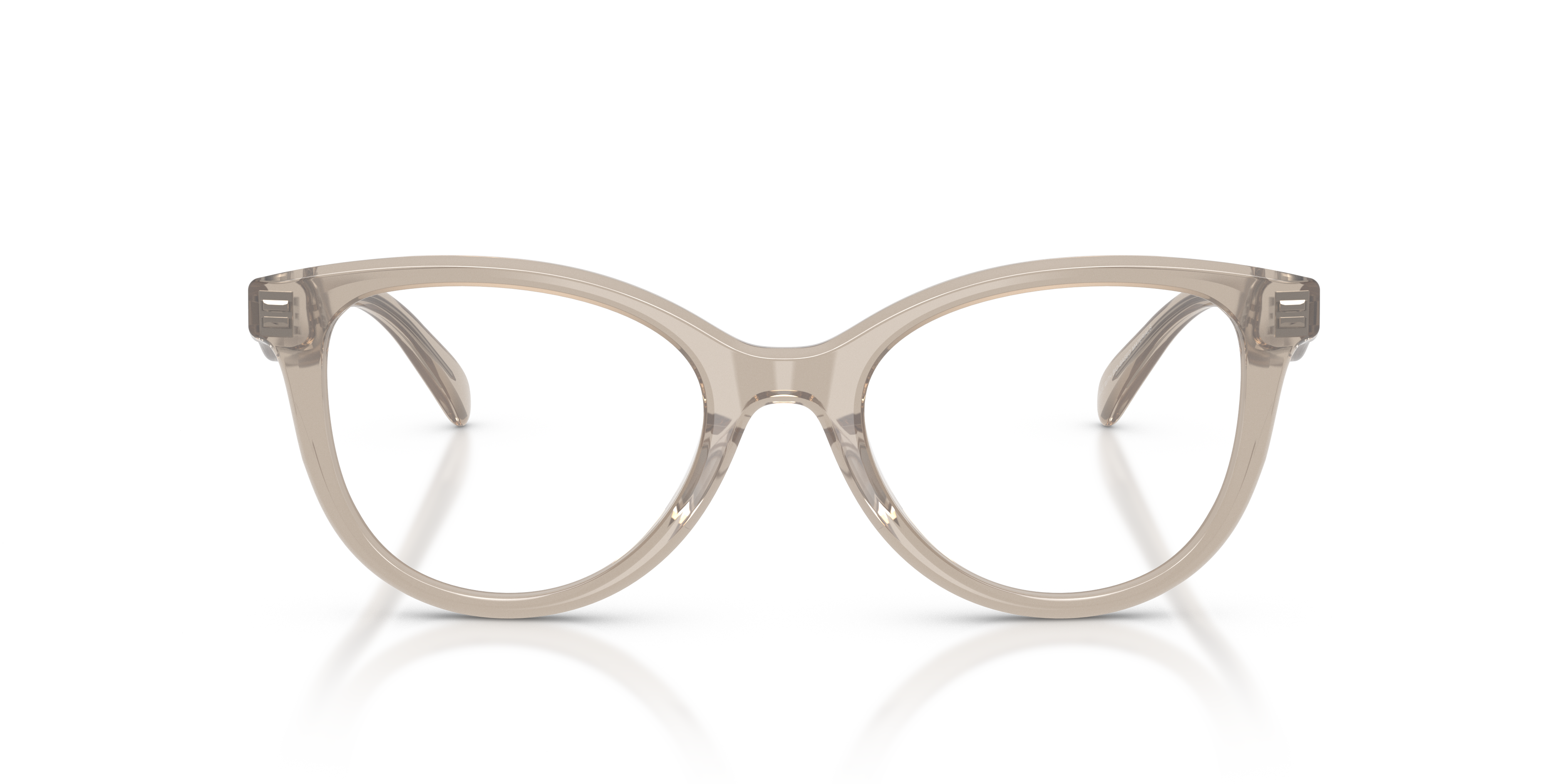 Coach HC6284U Round Eyeglasses - Milky Grey
