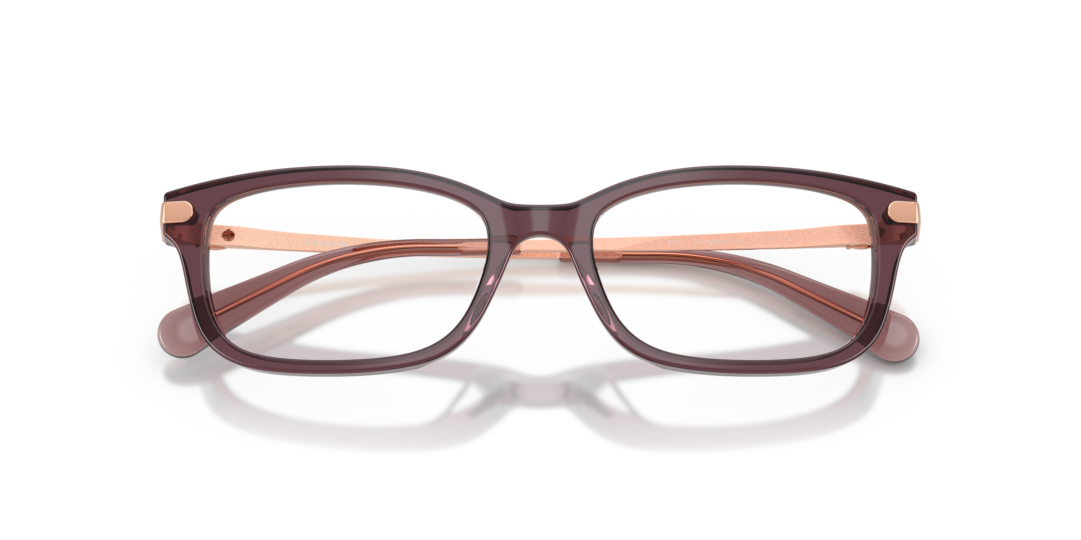 Coach HC6287U Rectangle Eyeglasses - Transparent Champagne