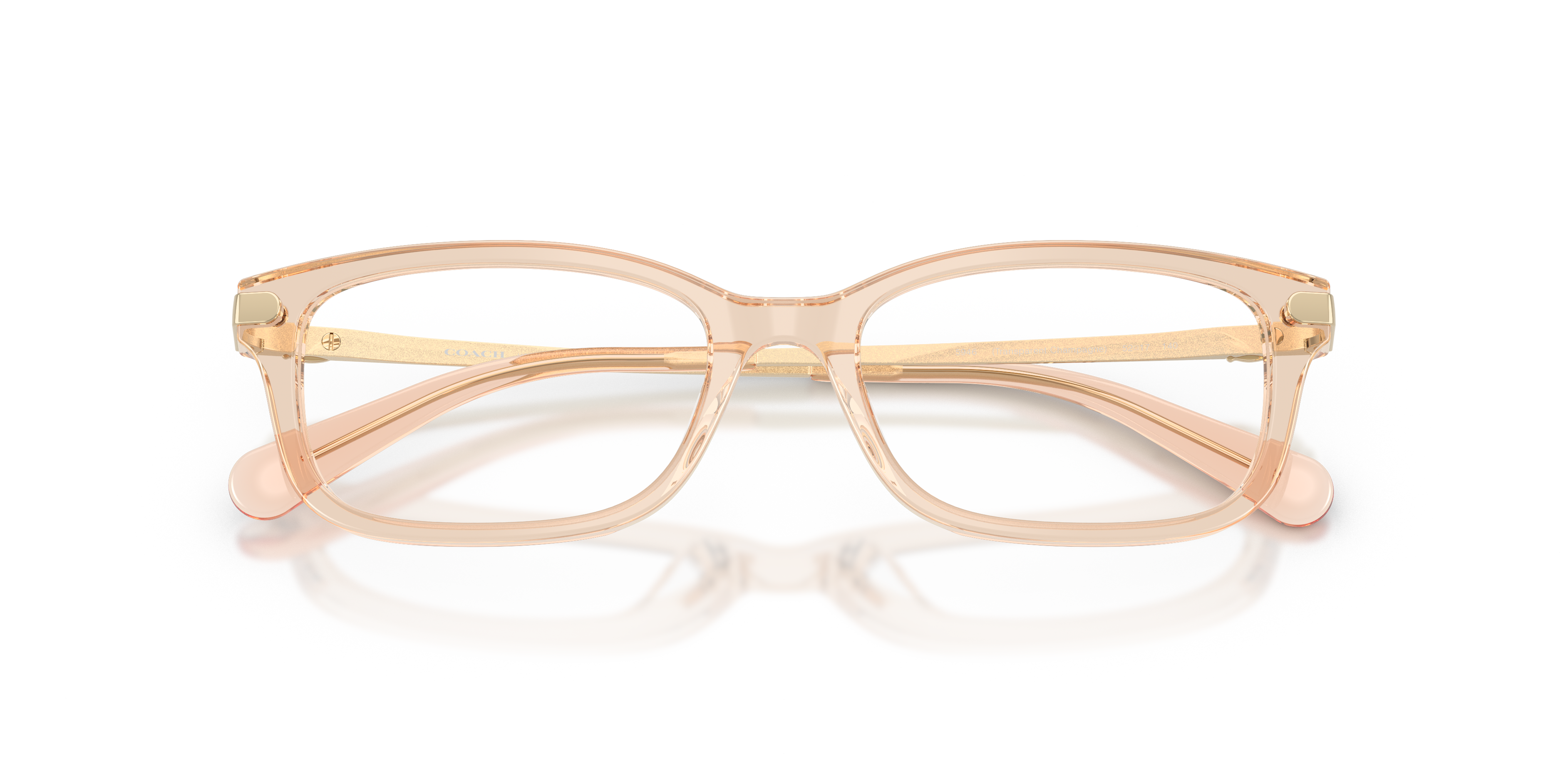 Coach HC6287U Rectangle Eyeglasses - Transparent Champagne