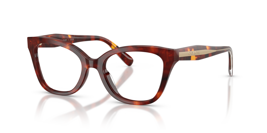 Coach HC6290U Butterfly Eyeglasses - Walnut Tortoise