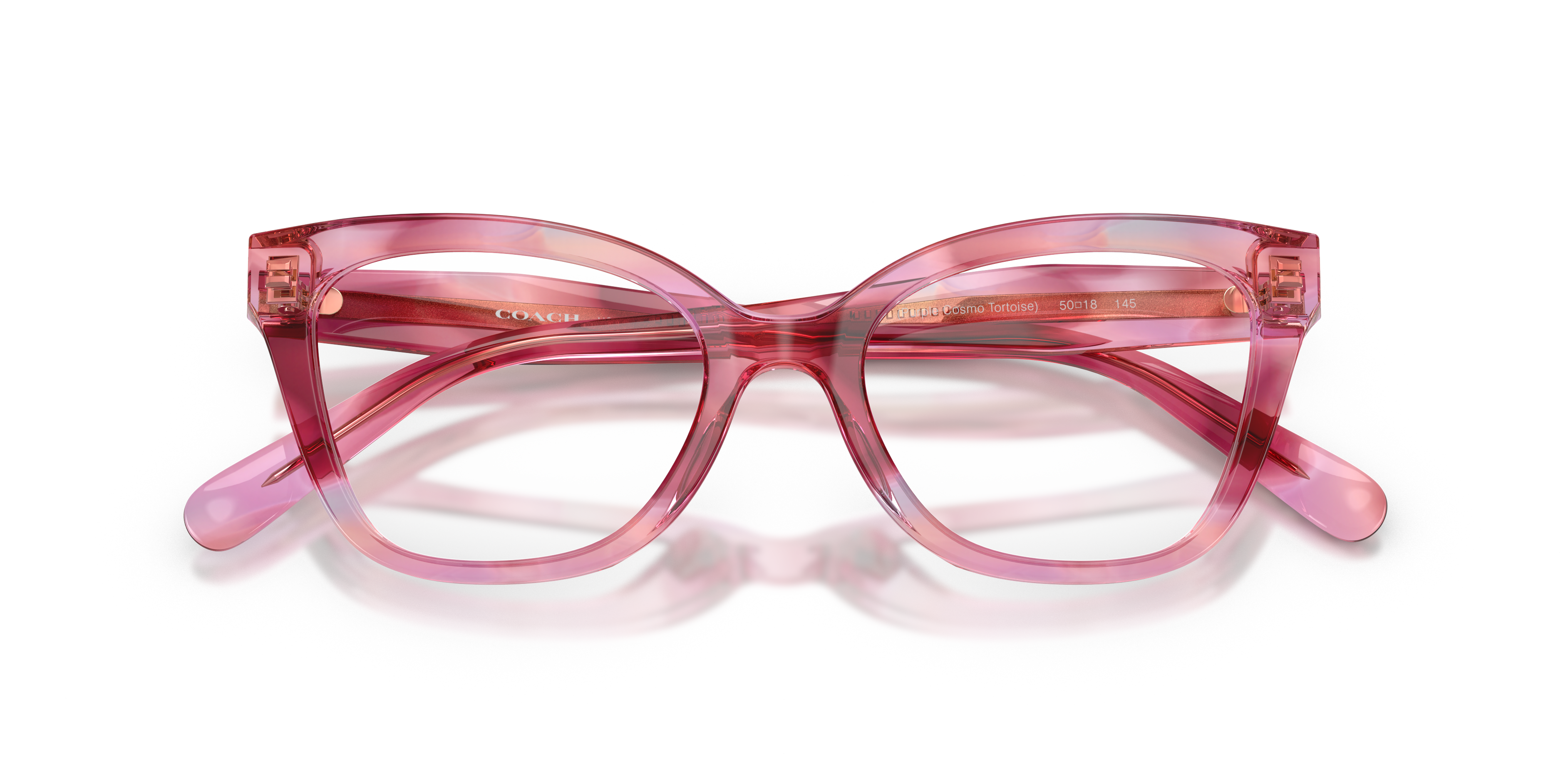 Coach HC6290U Butterfly Eyeglasses - Walnut Tortoise