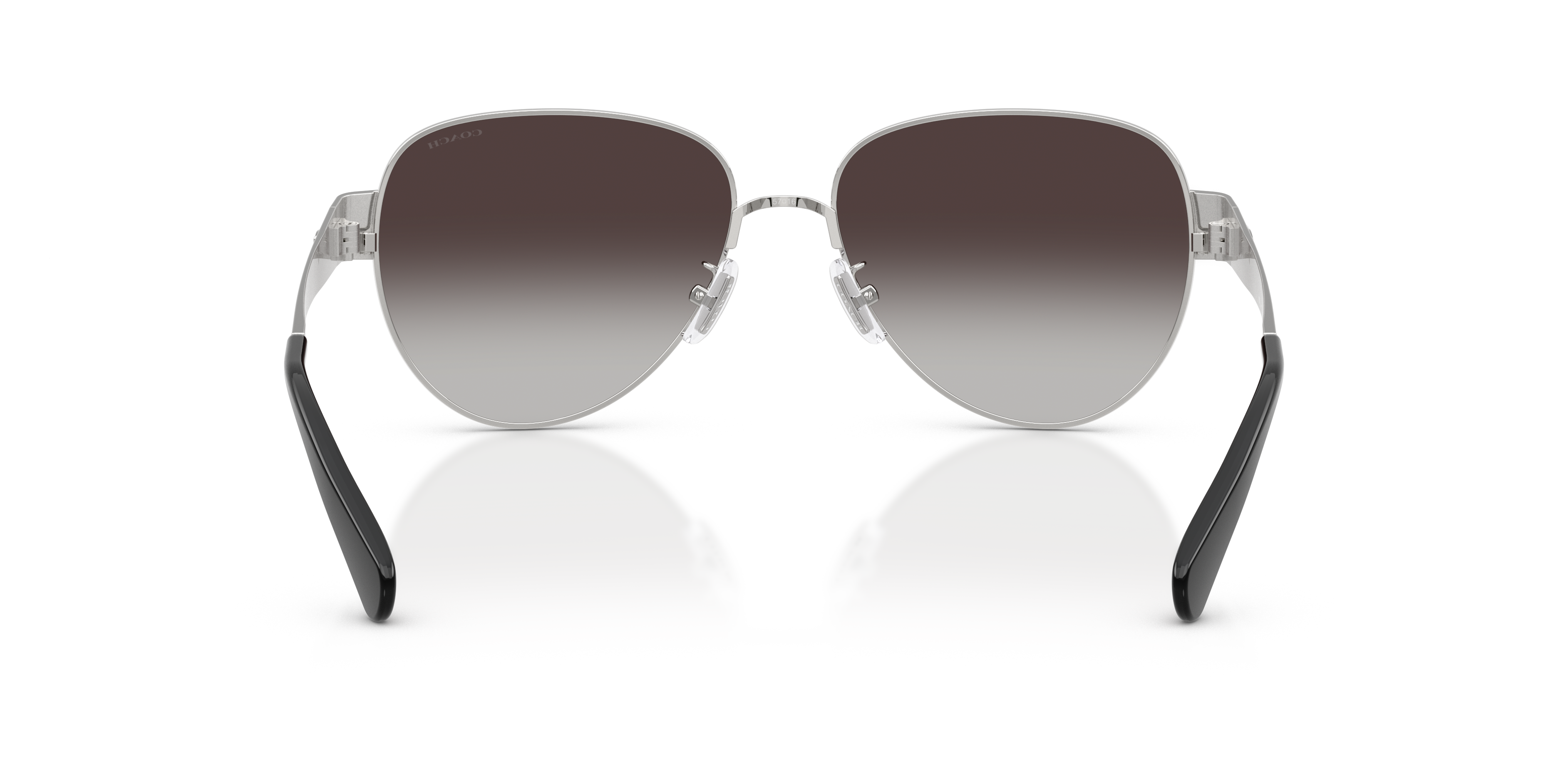 Coach HC7186 CDP37 Pilot Sunglasses - Shiny Light Gold
