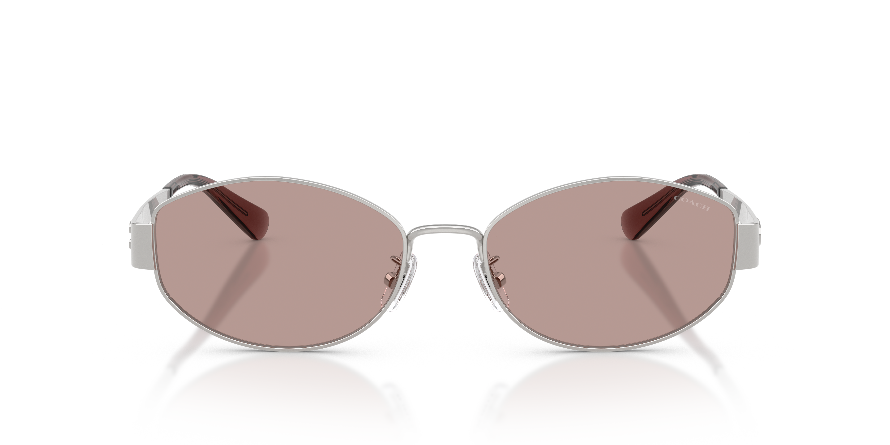 Coach HC7192D CDP44 Geometric Sunglasses - Shiny Gold