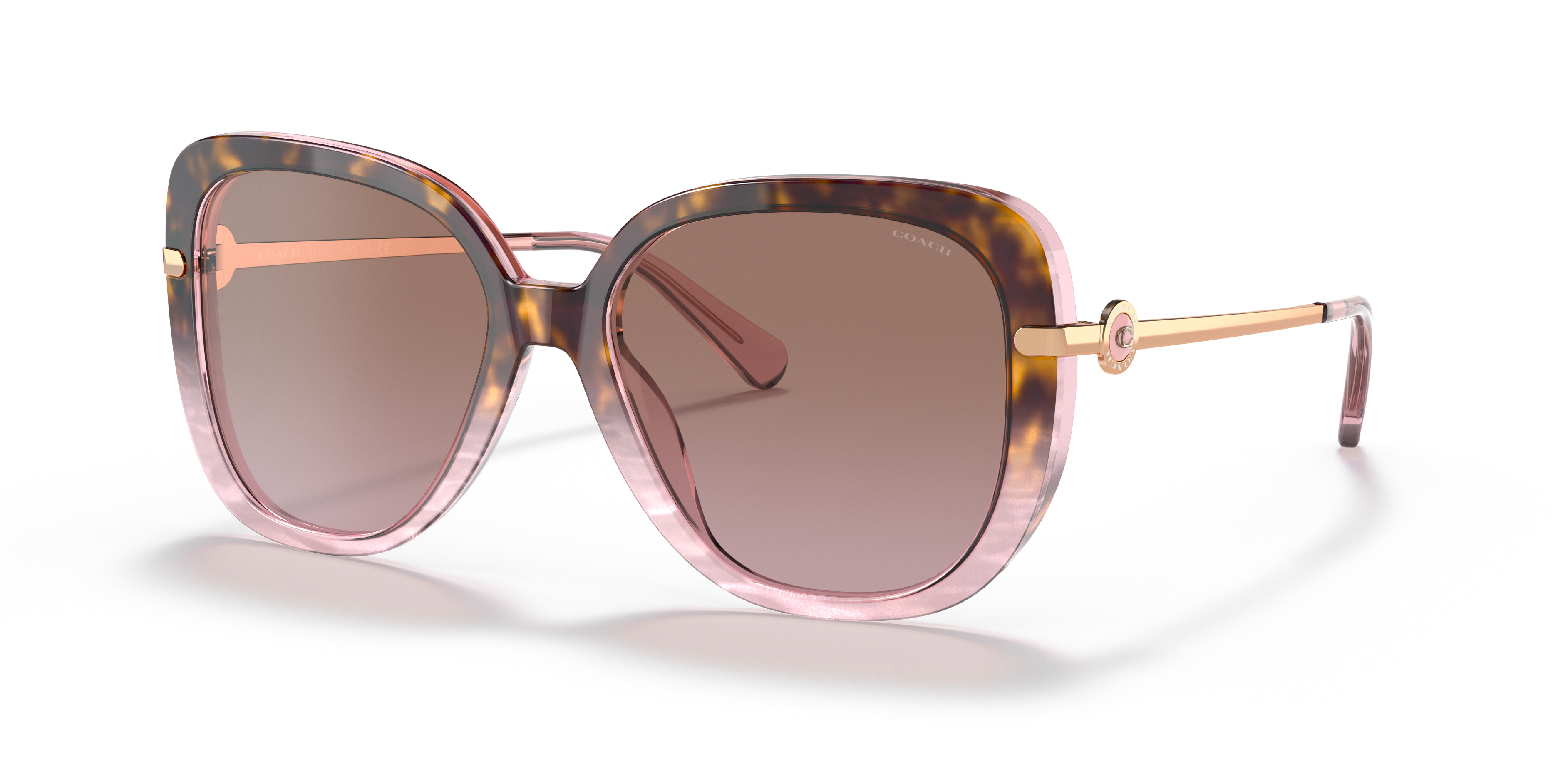Coach HC8320 C6180 Square Sunglasses