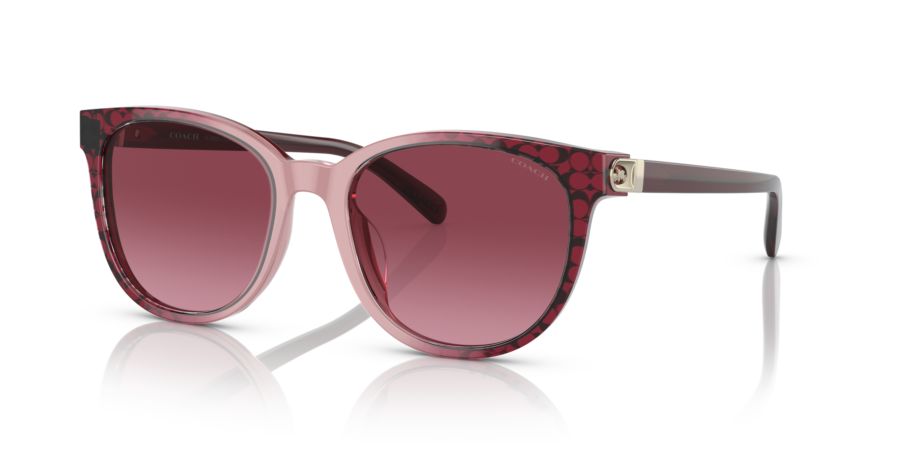 Coach HC8350U CD478 Round Sunglasses
