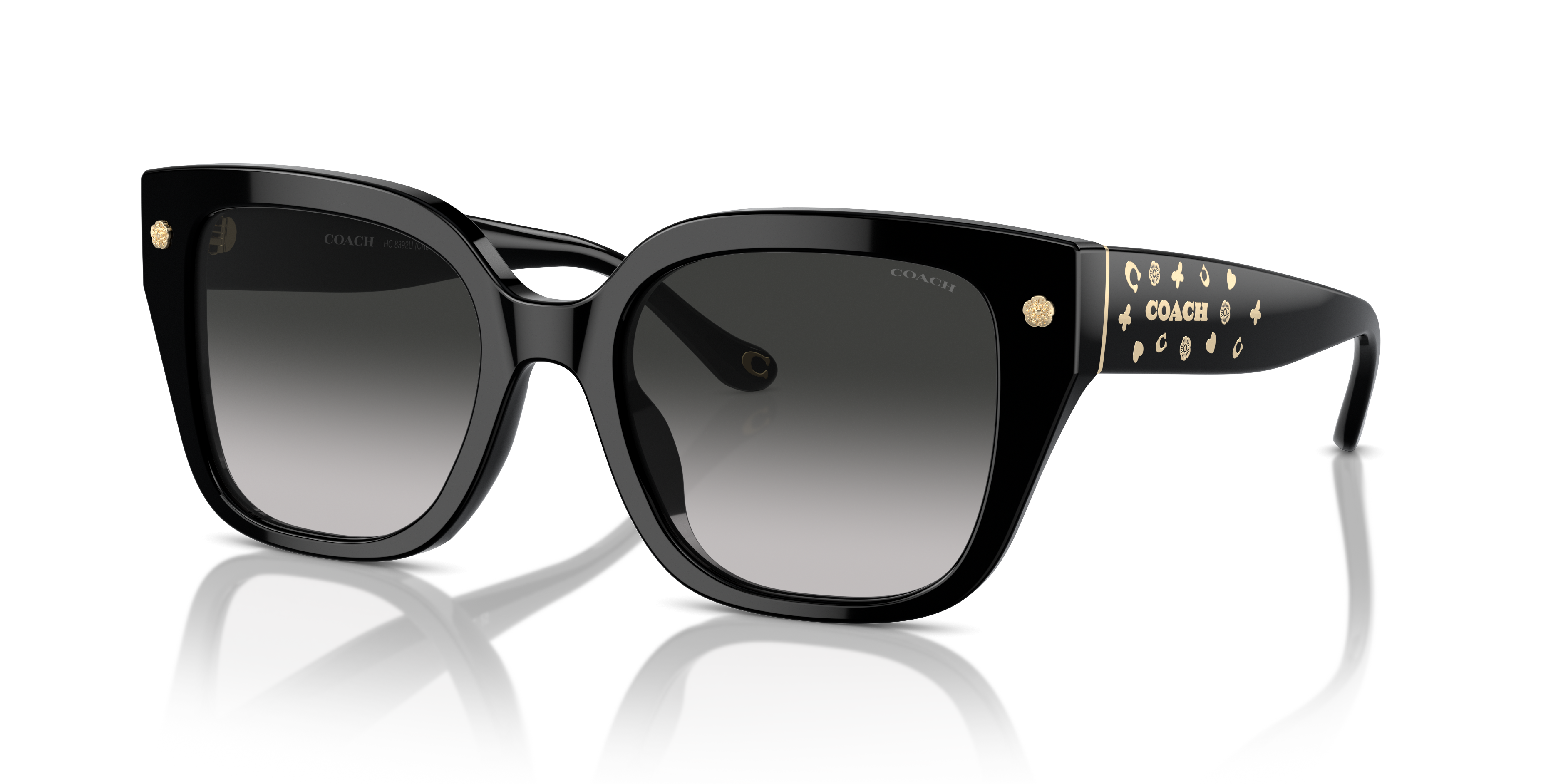 Coach HC8392U CR611 Square Sunglasses