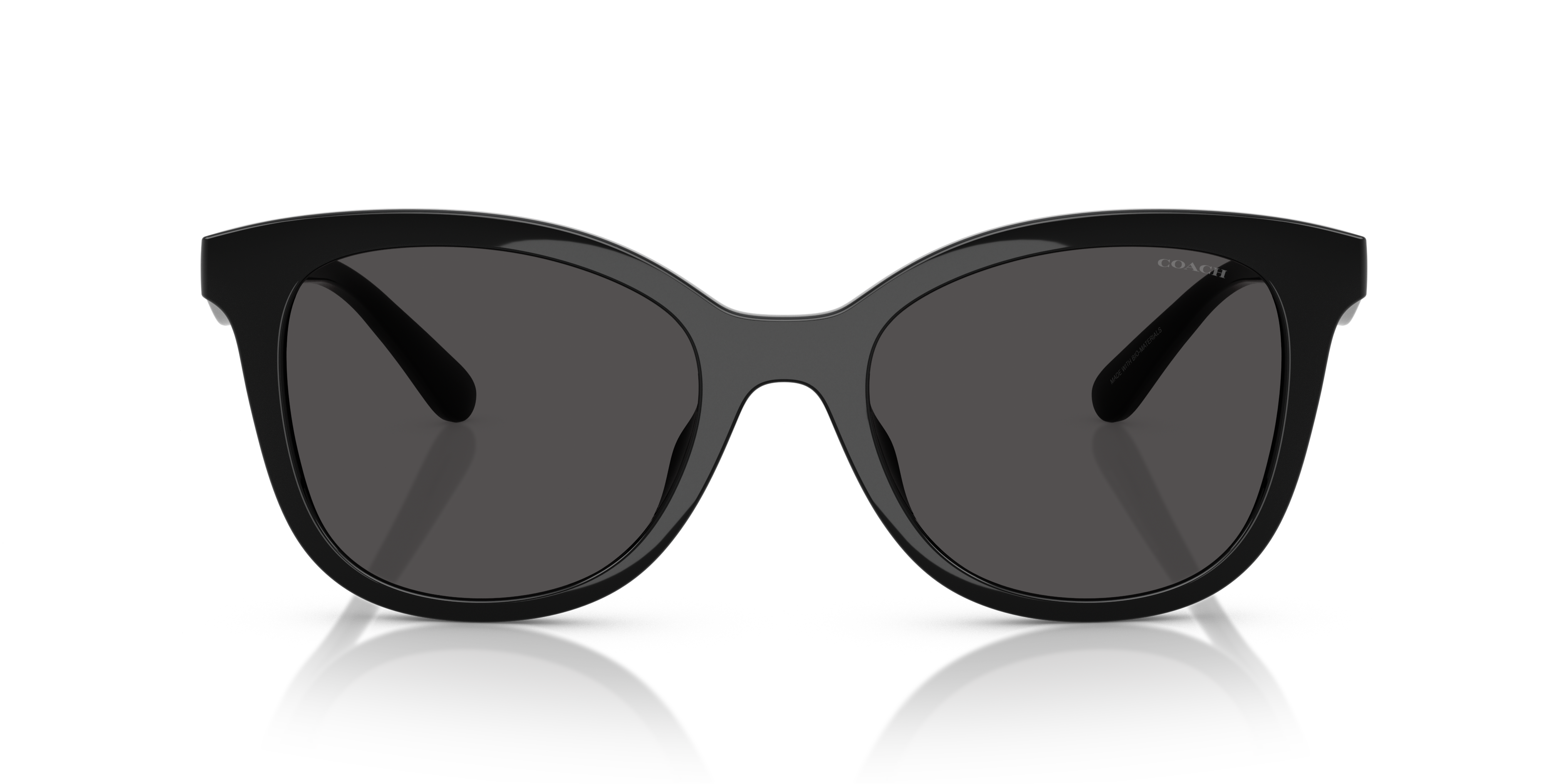 Coach HC8419U CAD25 Square Sunglasses - Black