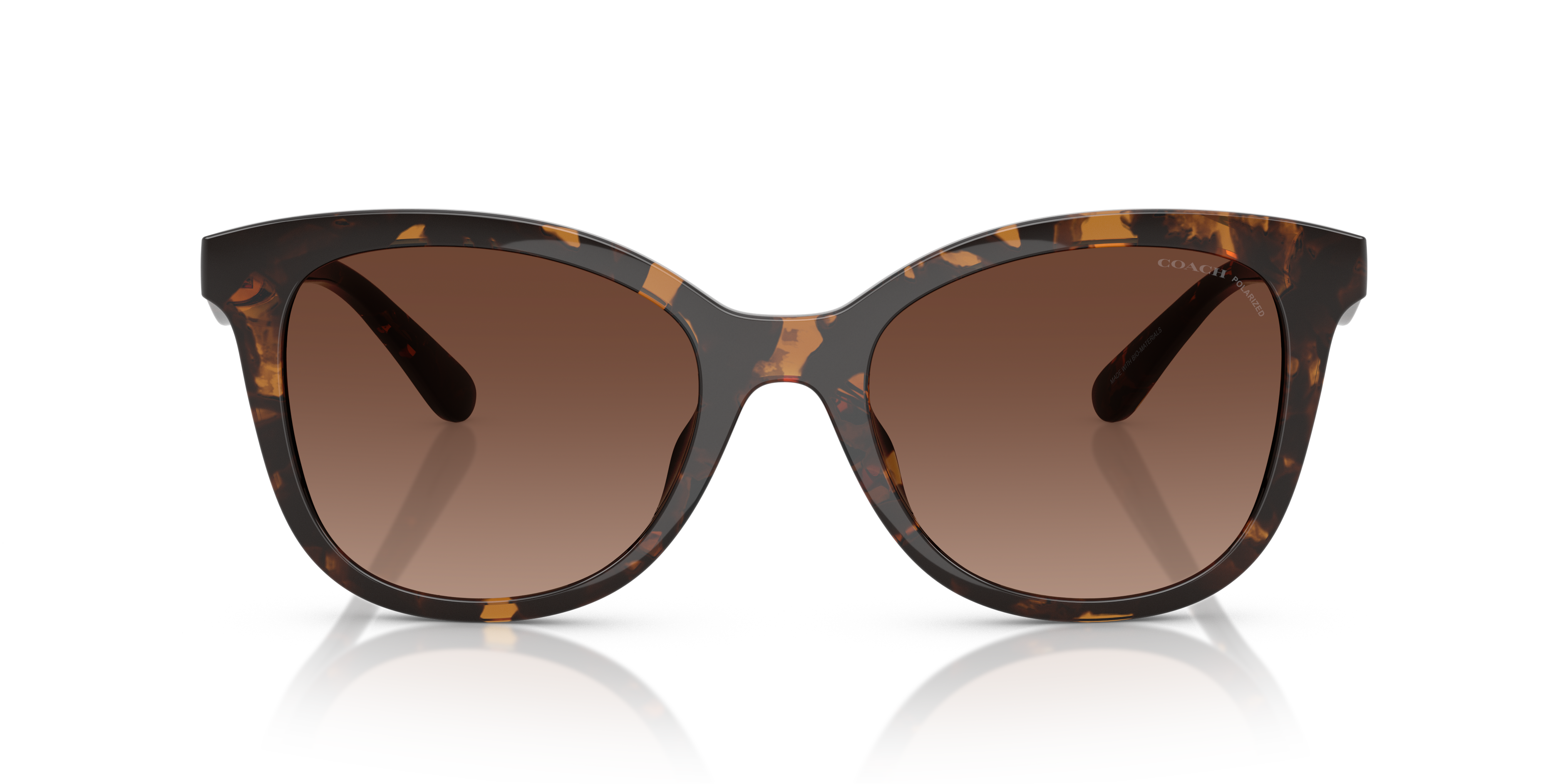 Coach HC8419U CAD25 Square Sunglasses - Black