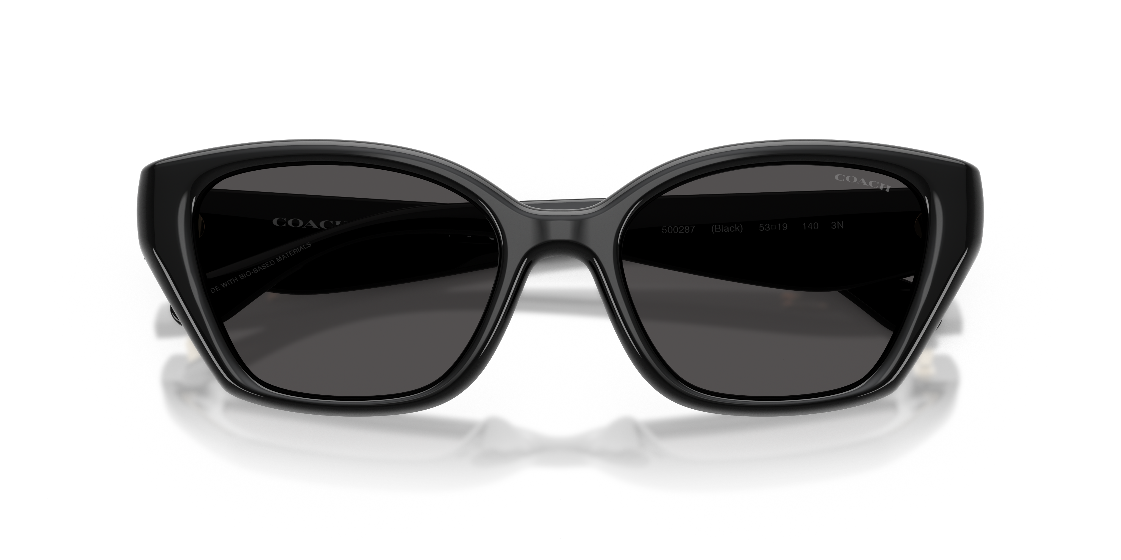 Coach HC8434U CBY91 Geometric Sunglasses - Milky Putty