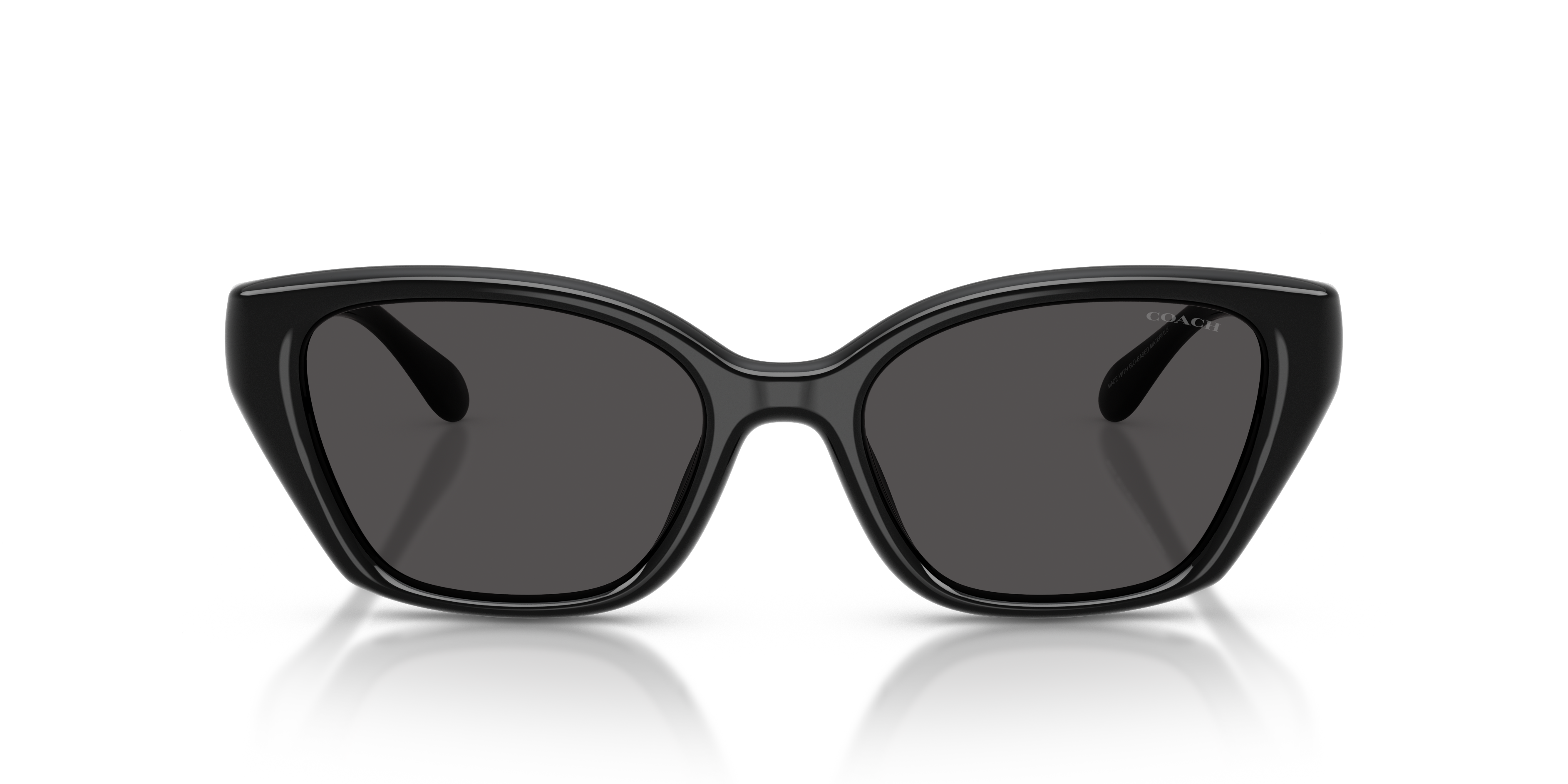 Coach HC8434U CBY91 Geometric Sunglasses - Black