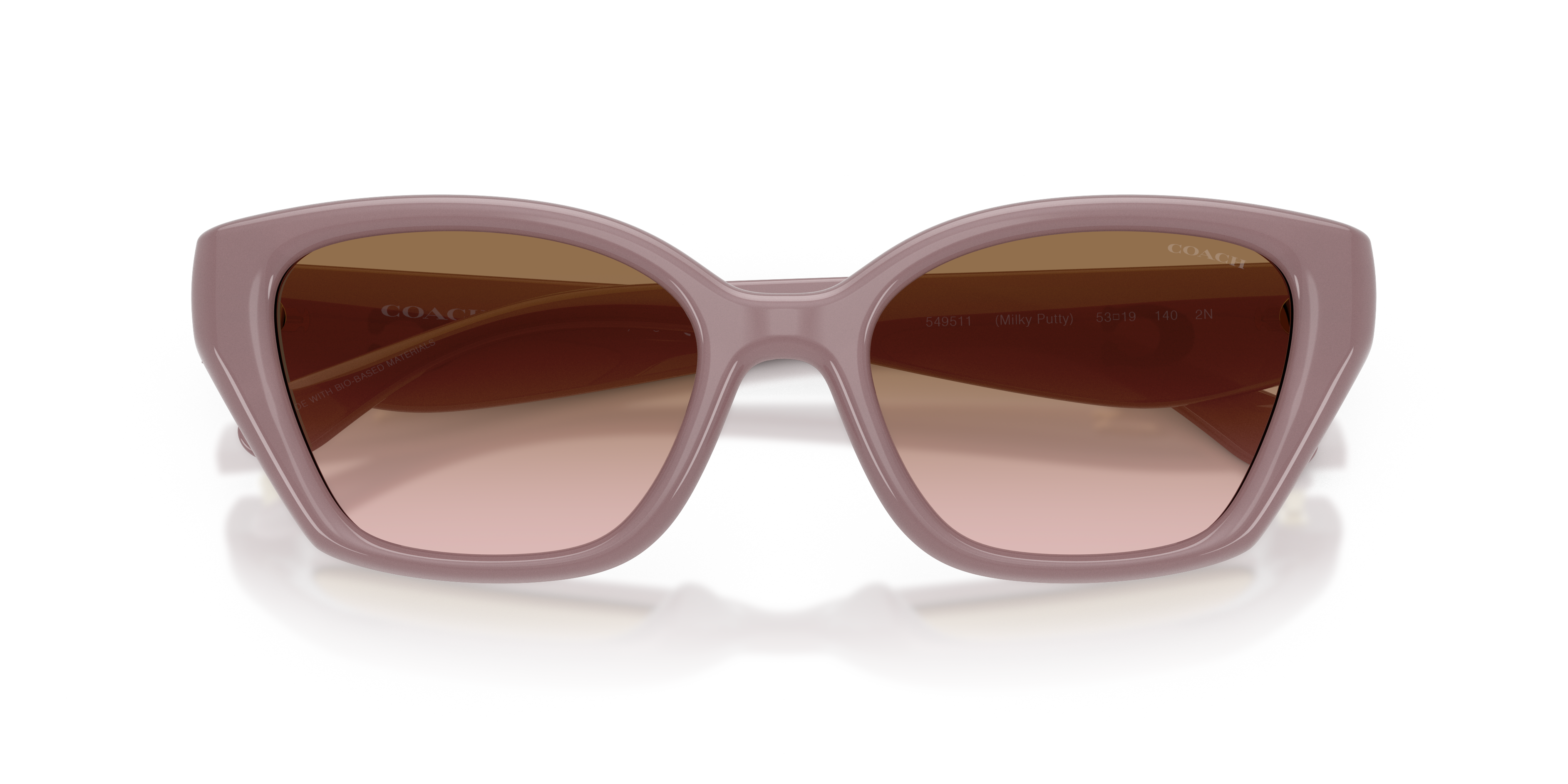 Coach HC8434U CBY91 Geometric Sunglasses - Black