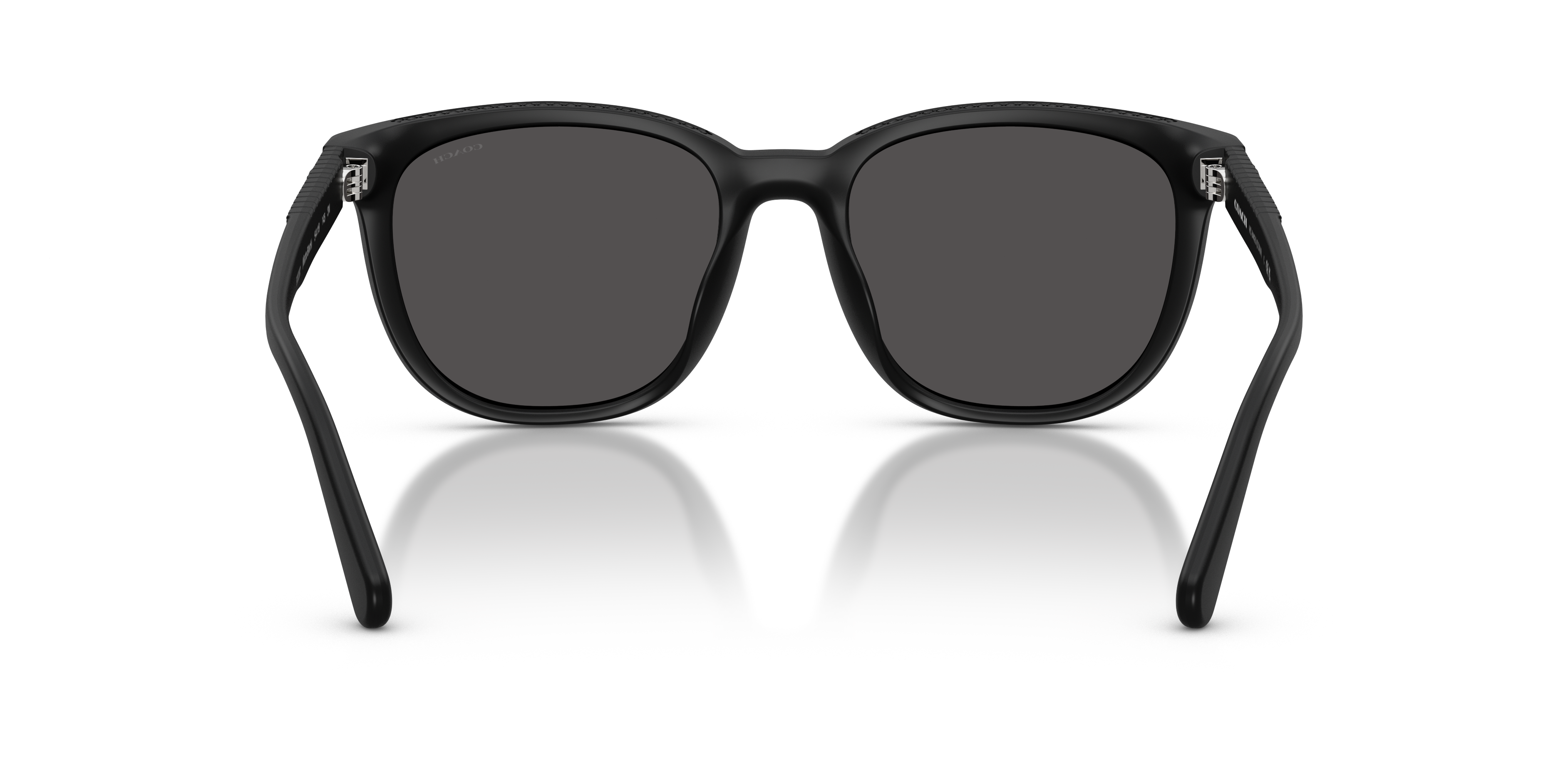 Coach HC8442U CCA00 Square Sunglasses - Matte Black