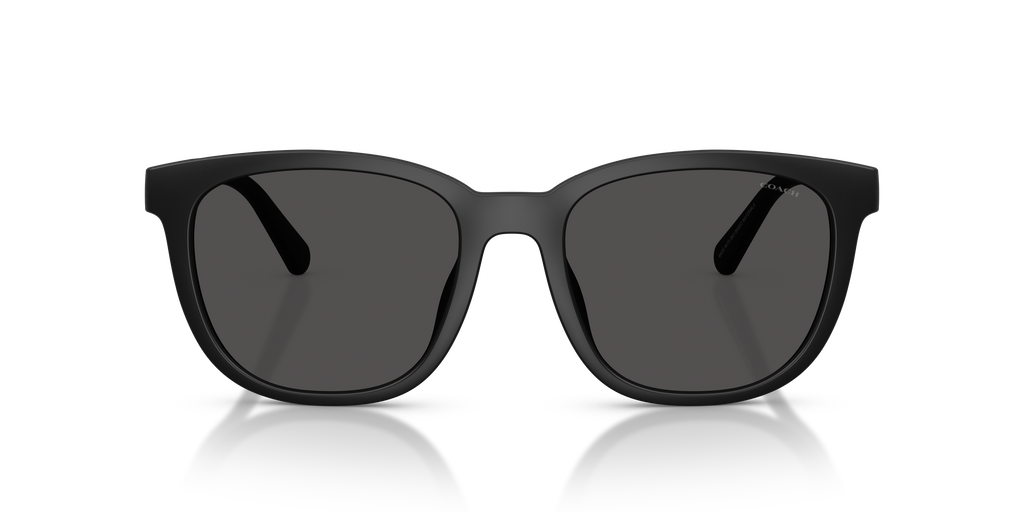 Coach HC8442U CCA00 Square Sunglasses - Matte Black