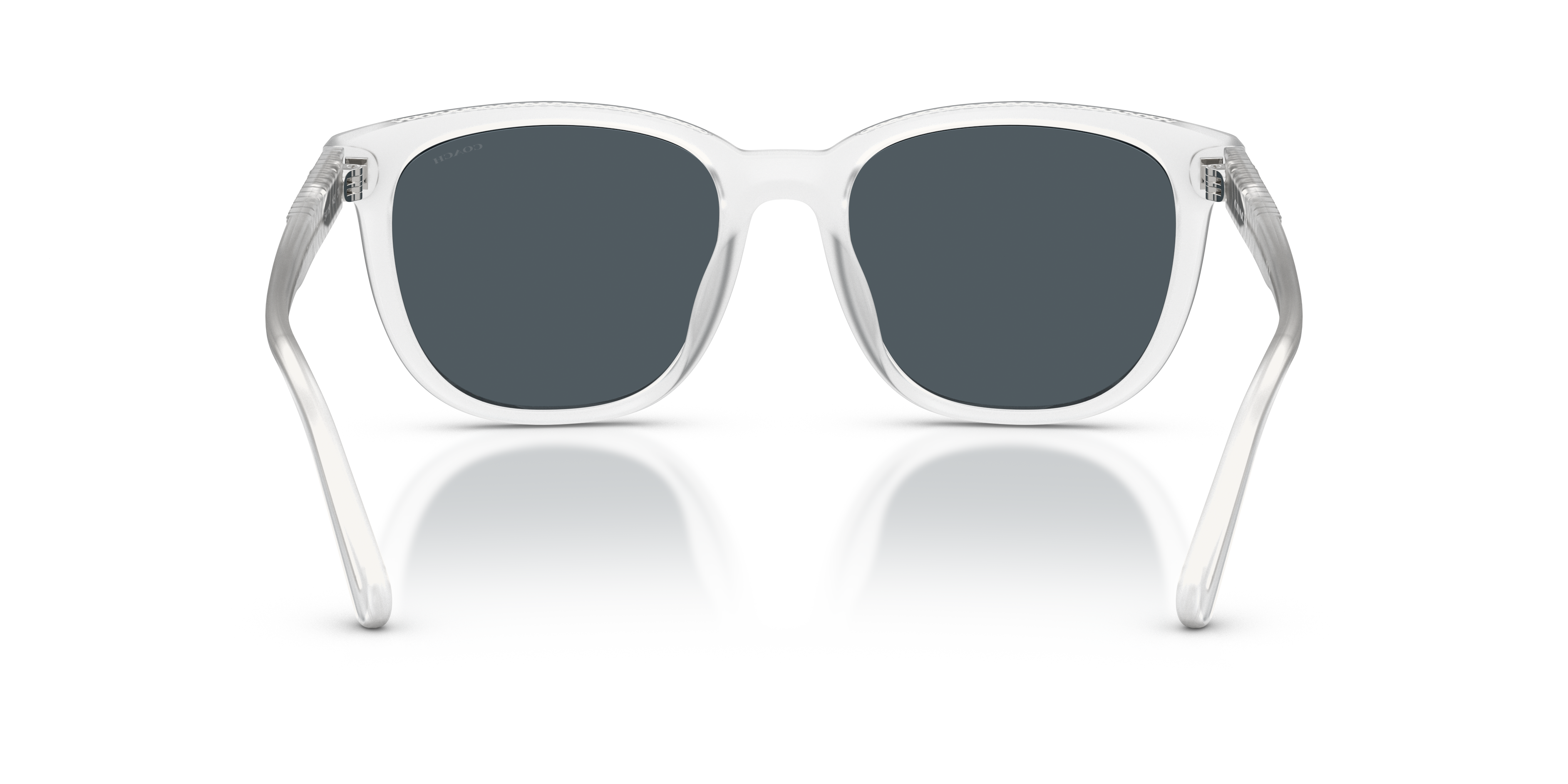 Coach HC8442U CCA00 Square Sunglasses - Matte Black