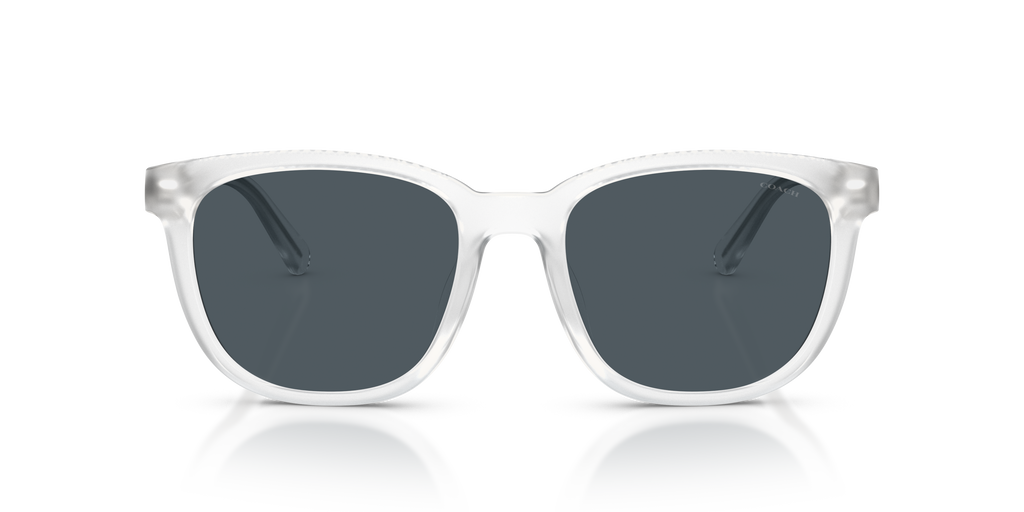 Coach HC8442U CCA00 Square Sunglasses - Matte Black