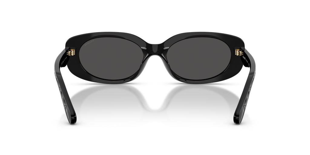 Coach HC8443D CBY84 Oval Sunglasses - Black
