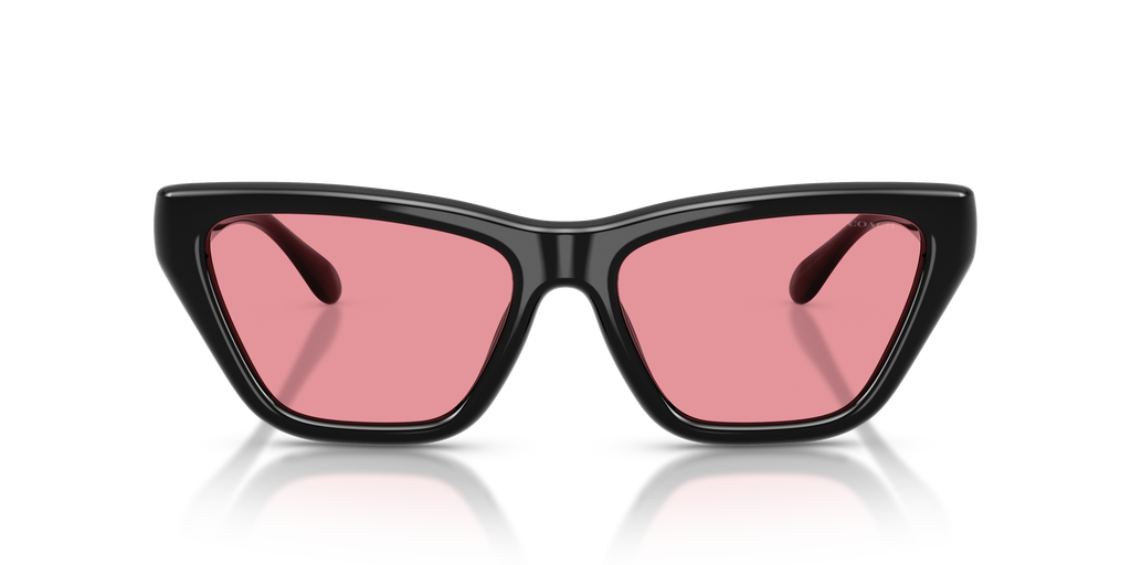Coach HC8449U CDP33 Cat Eye Sunglasses - Black