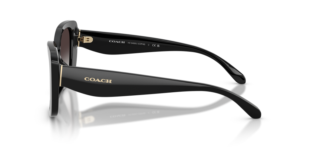 Coach HC8450U CDP48 Square Sunglasses - Black