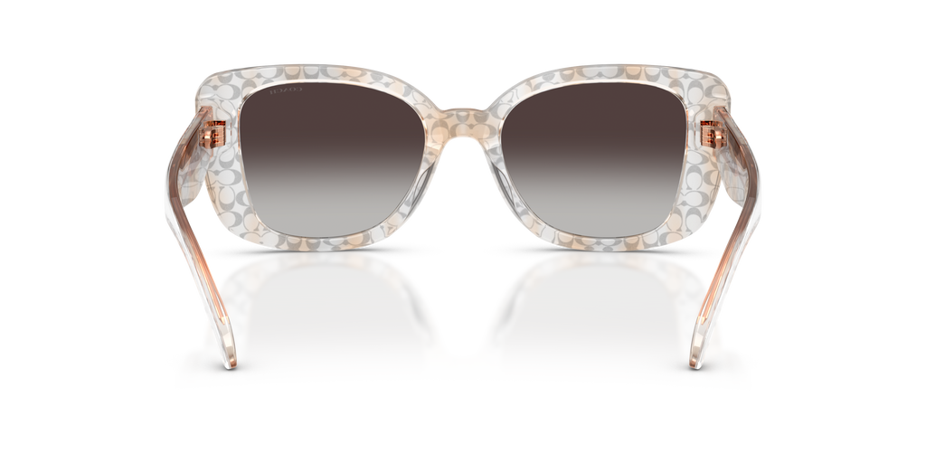 Coach HC8450U CDP48 Square Sunglasses - Grey