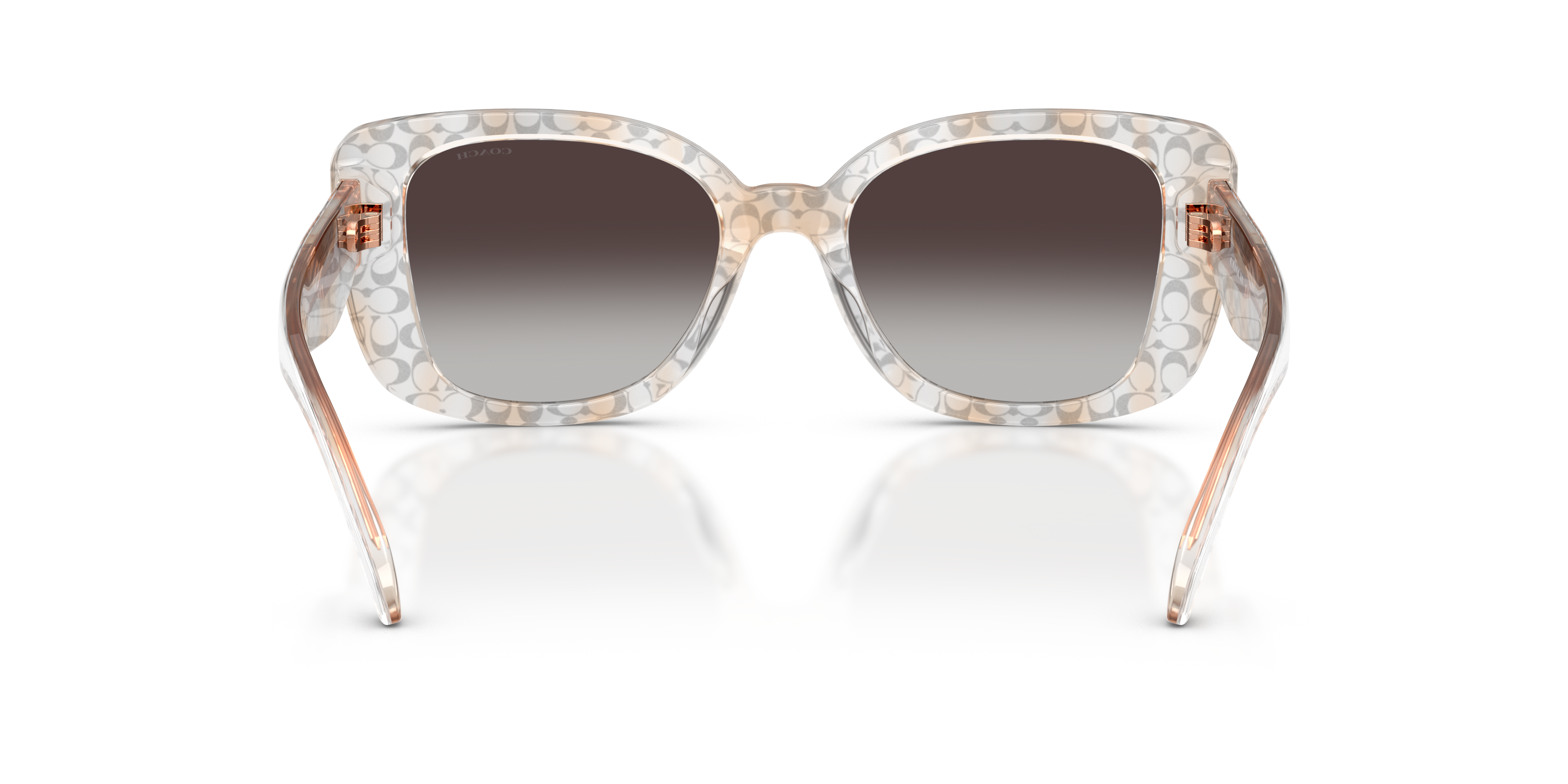Coach HC8450U CDP48 Square Sunglasses - Grey