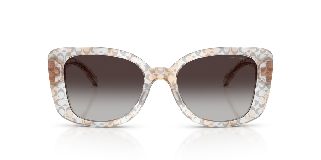 Coach HC8450U CDP48 Square Sunglasses - Grey