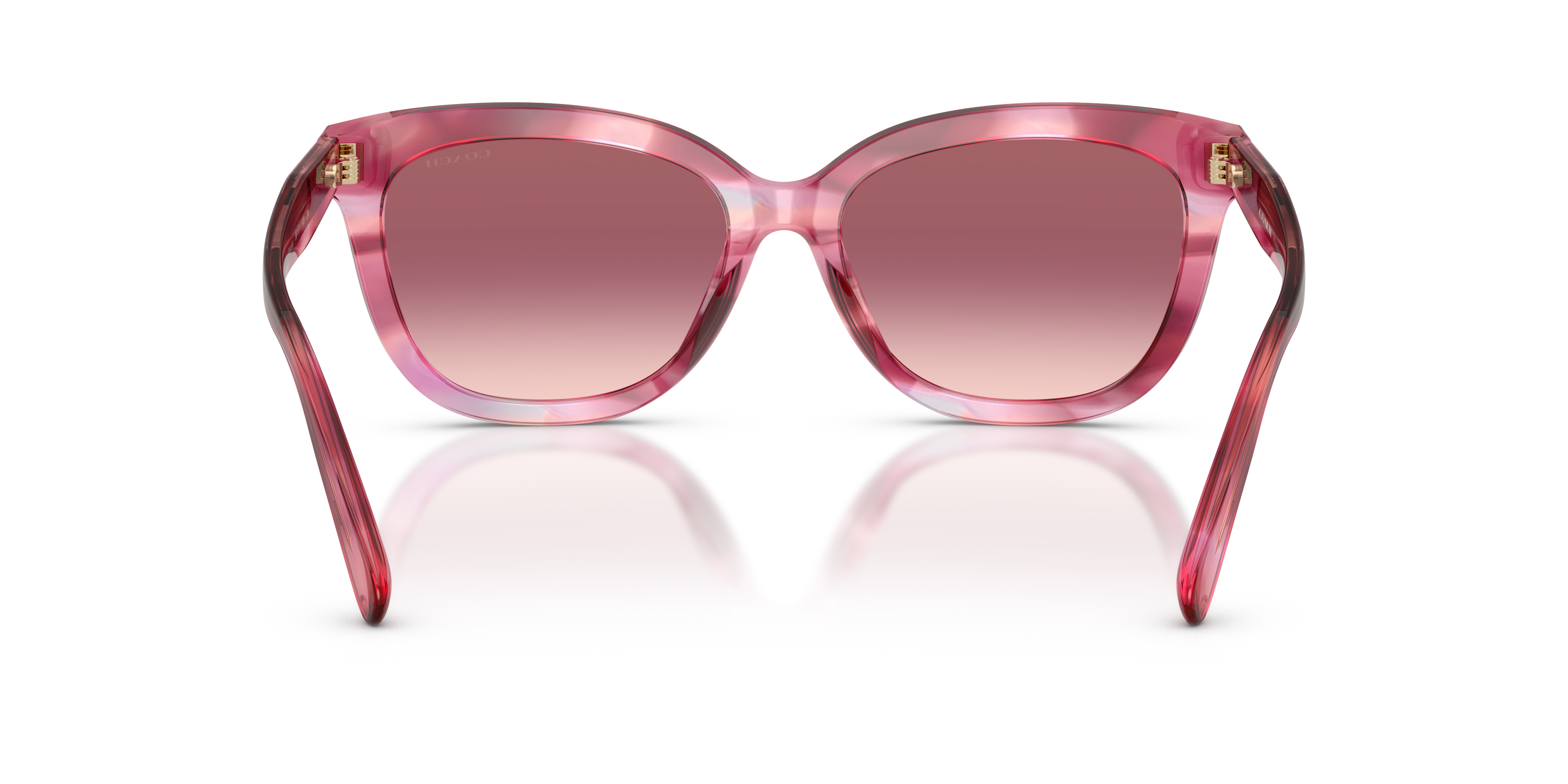 Coach HC8453U CDP53 Square Sunglasses - Walnut Tortoise